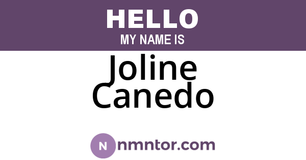 Joline Canedo