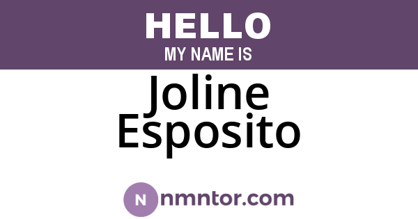 Joline Esposito