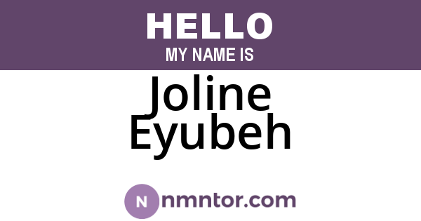 Joline Eyubeh