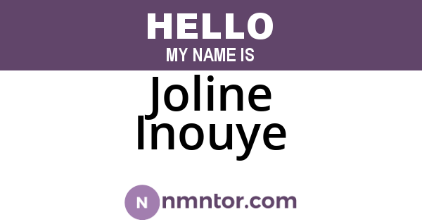 Joline Inouye