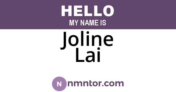 Joline Lai