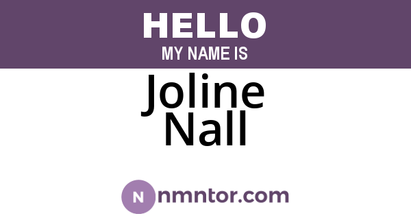 Joline Nall