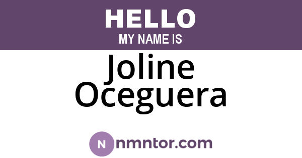 Joline Oceguera
