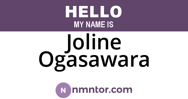 Joline Ogasawara