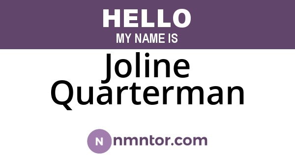 Joline Quarterman