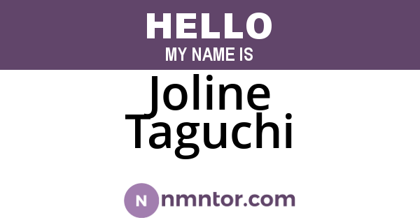 Joline Taguchi