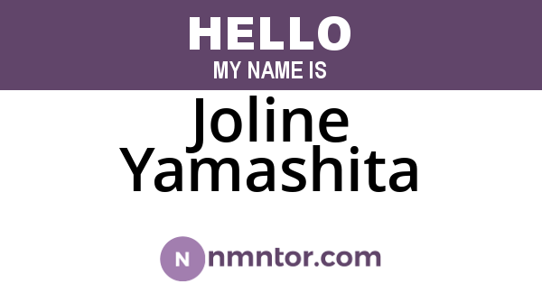 Joline Yamashita