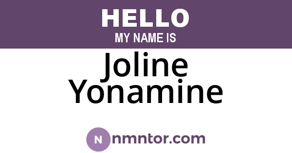 Joline Yonamine