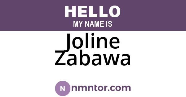 Joline Zabawa