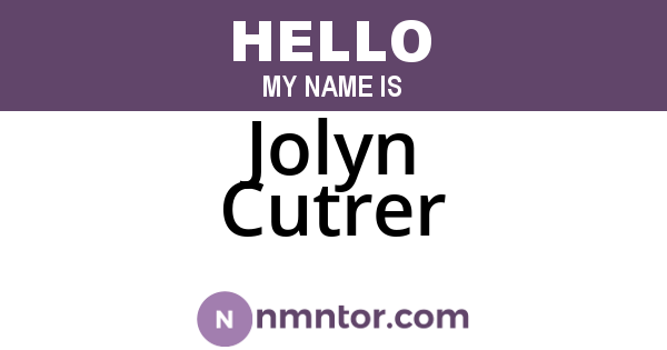 Jolyn Cutrer