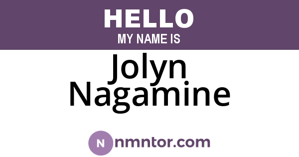Jolyn Nagamine