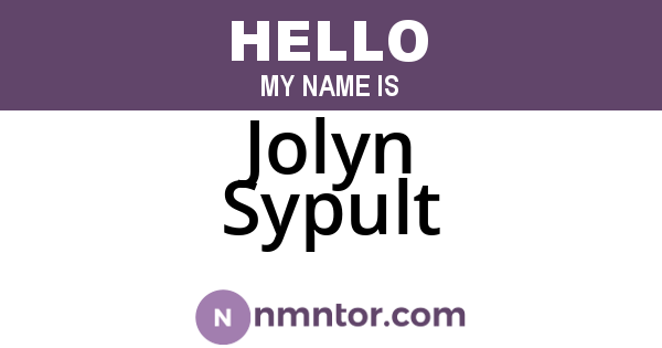 Jolyn Sypult