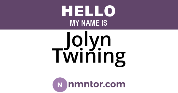 Jolyn Twining