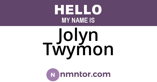 Jolyn Twymon