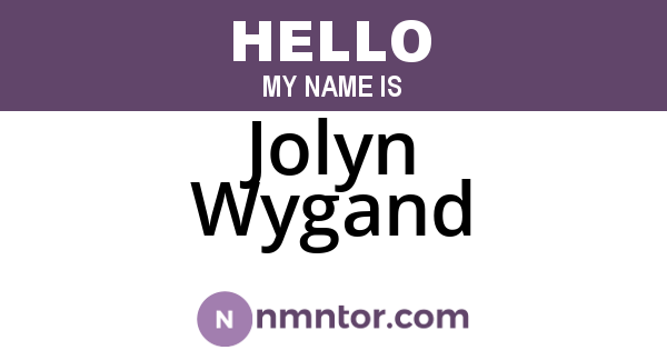 Jolyn Wygand