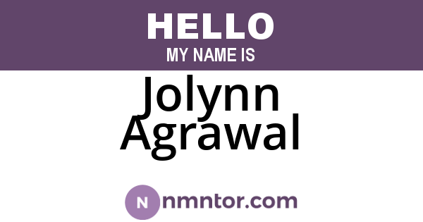 Jolynn Agrawal