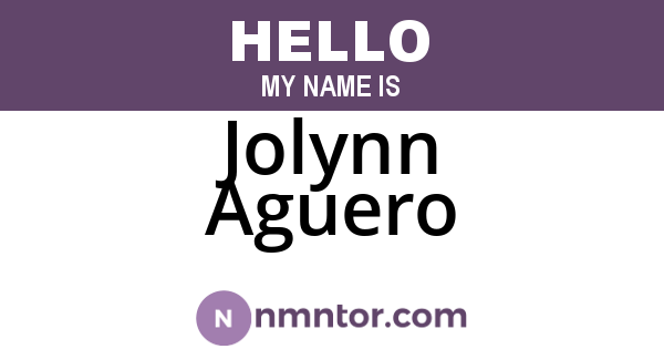 Jolynn Aguero