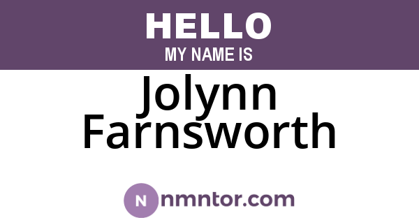 Jolynn Farnsworth