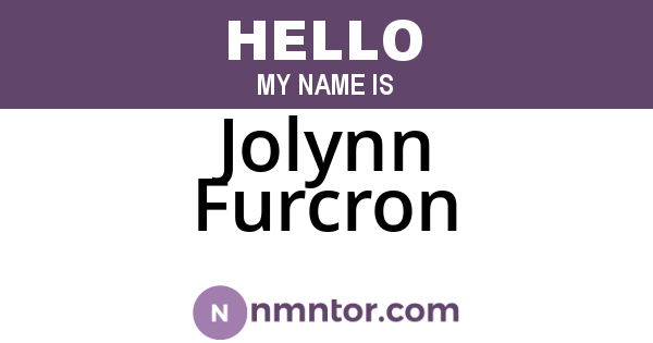 Jolynn Furcron