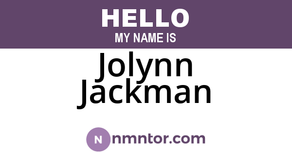 Jolynn Jackman