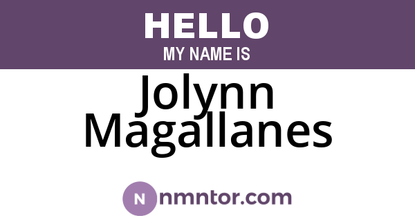 Jolynn Magallanes