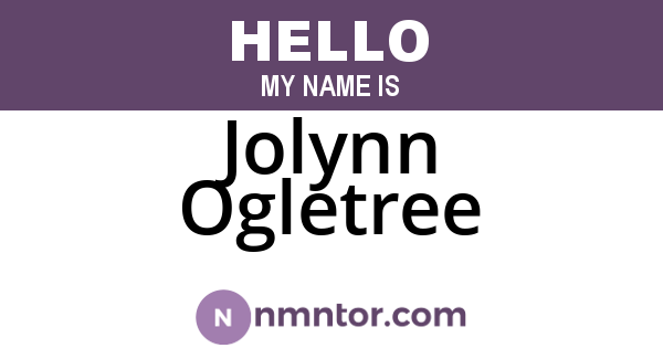 Jolynn Ogletree