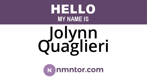 Jolynn Quaglieri