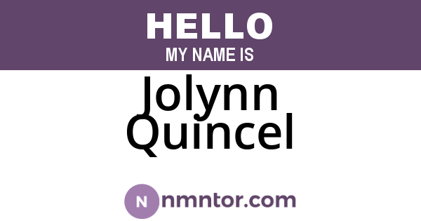 Jolynn Quincel