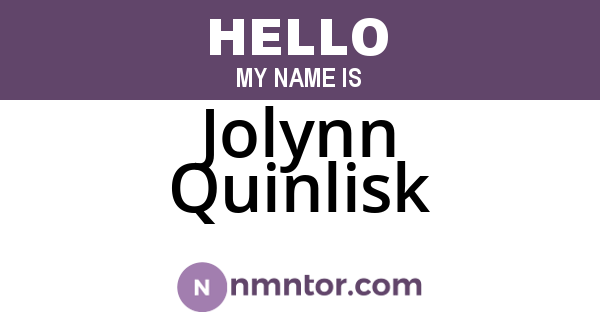 Jolynn Quinlisk