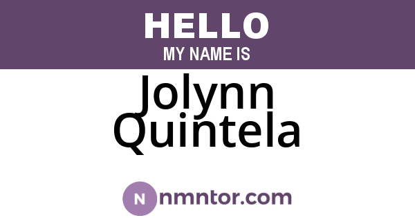 Jolynn Quintela
