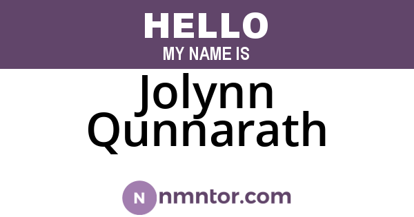 Jolynn Qunnarath