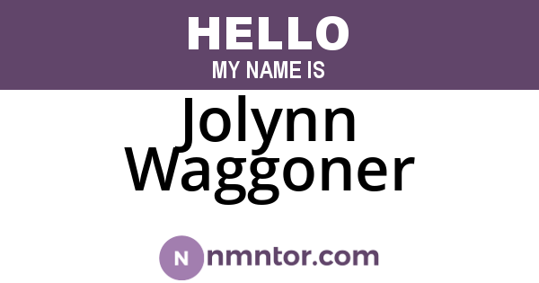 Jolynn Waggoner