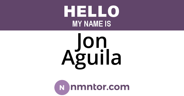 Jon Aguila