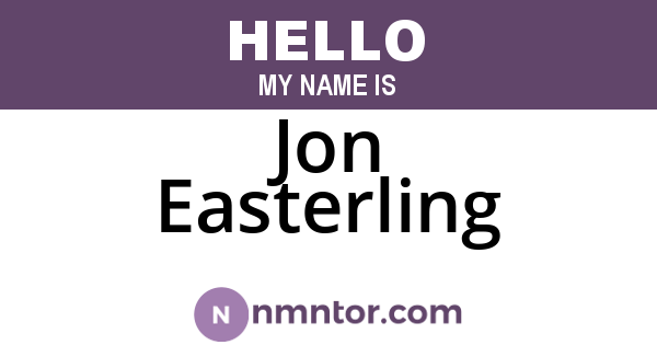 Jon Easterling