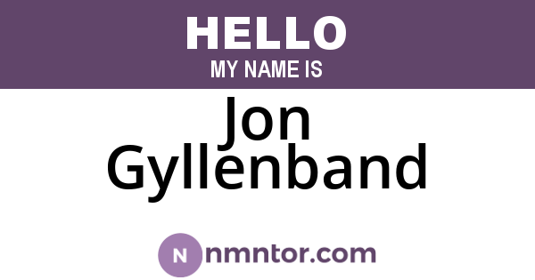 Jon Gyllenband