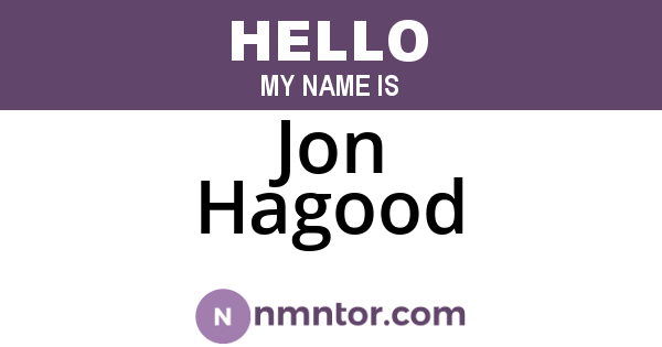 Jon Hagood