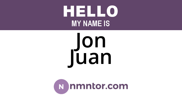 Jon Juan