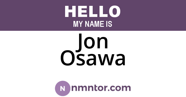 Jon Osawa