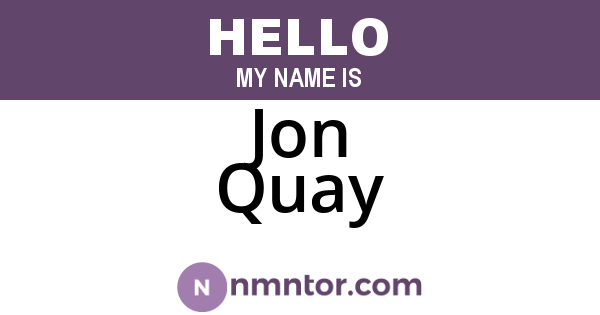 Jon Quay