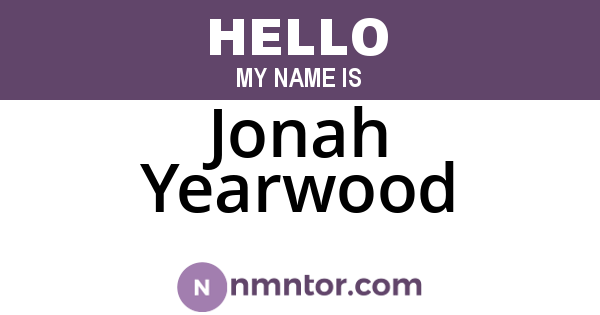 Jonah Yearwood