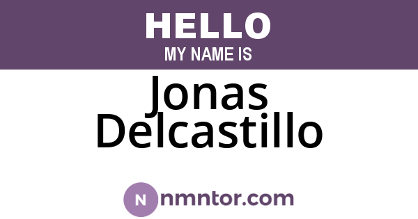 Jonas Delcastillo