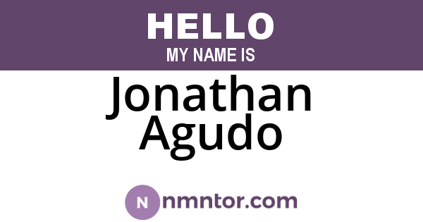 Jonathan Agudo
