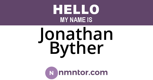 Jonathan Byther
