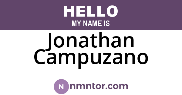 Jonathan Campuzano
