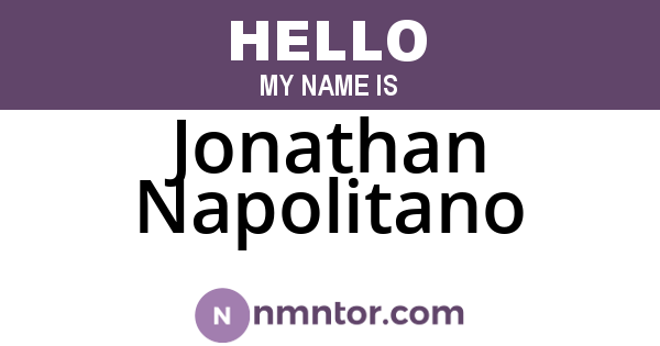 Jonathan Napolitano