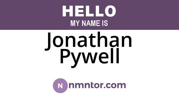 Jonathan Pywell