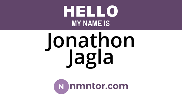 Jonathon Jagla
