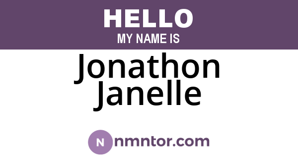 Jonathon Janelle