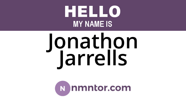 Jonathon Jarrells