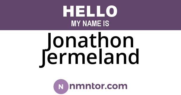 Jonathon Jermeland